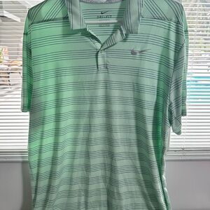 Nike Green Performance Polo Shirt